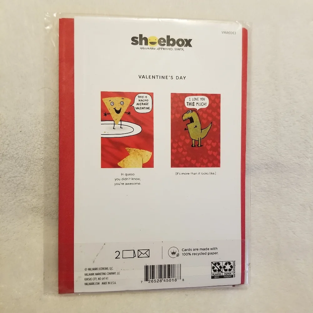 Hallmark New Assorted Valentine's Day Cards Lot of 8 New Different Cards